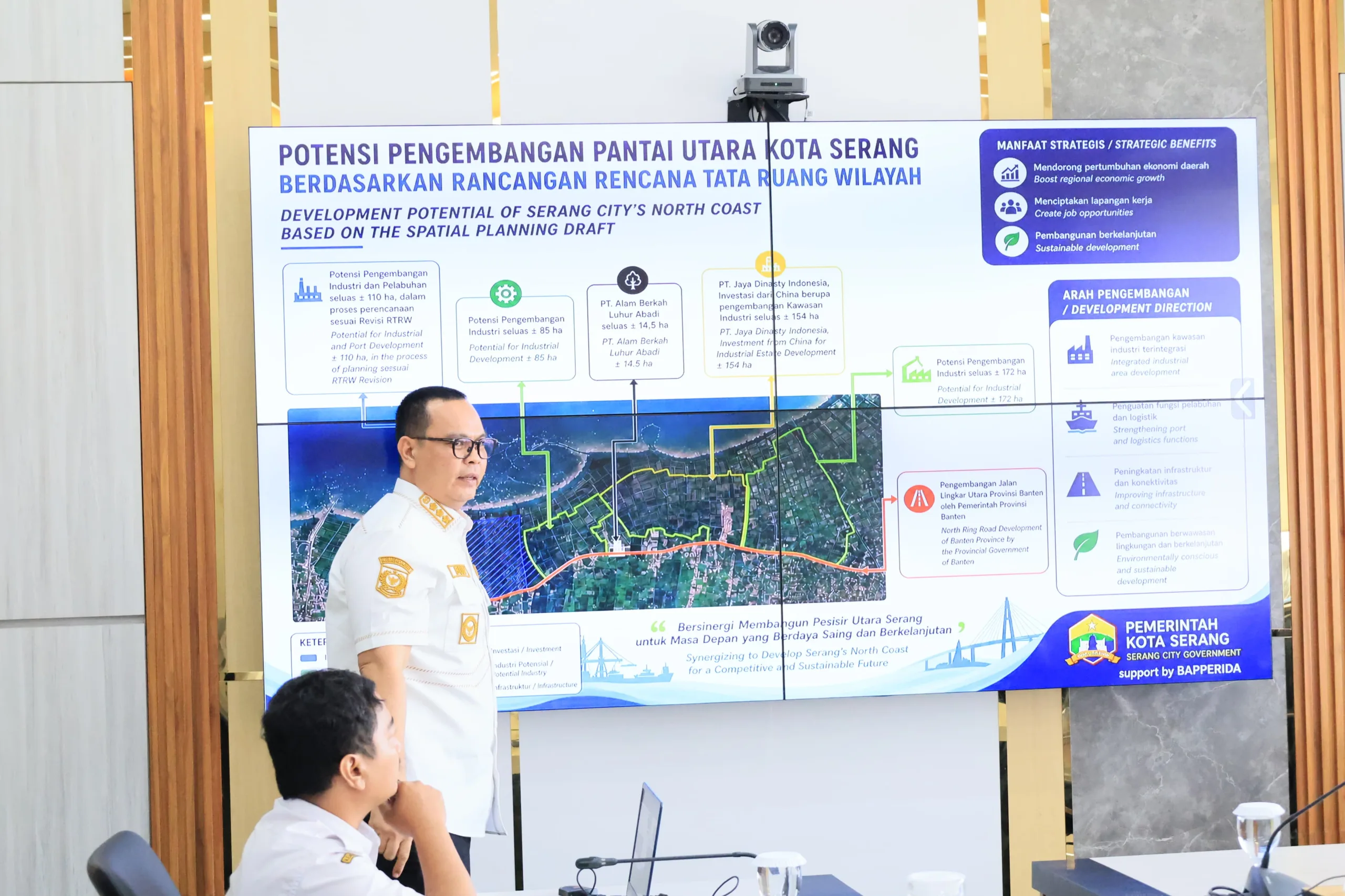 Rustanri Budi Rustandi Lobi Pusat, Pesisir Utara Kota Serang Disiapkan Jadi ...